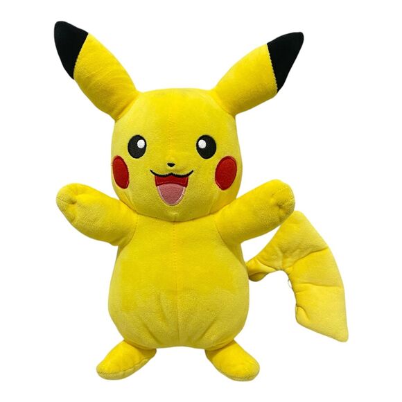 Pokémon Pikachu Stuffed Plush Multicolor By Wicked Cool Toys 13 Inch X 5 Inch - Picture 1 of 6